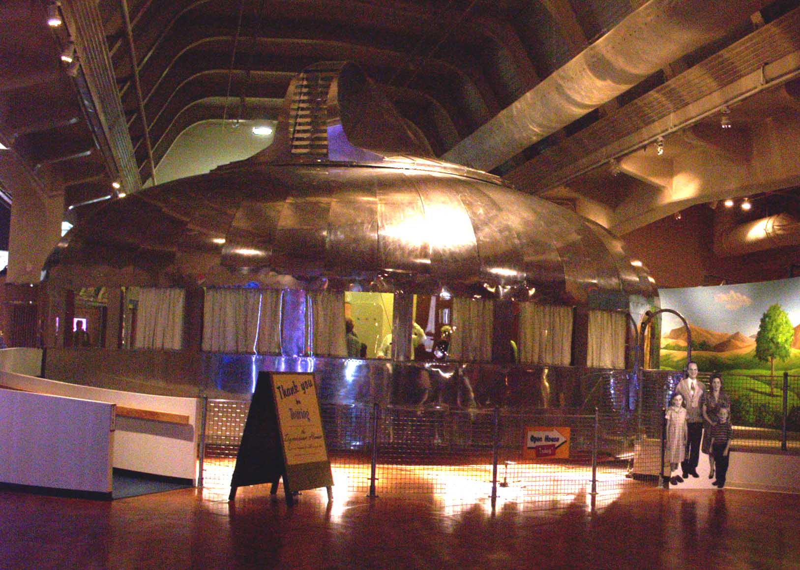 A Dymaxion house at The Henry Ford.